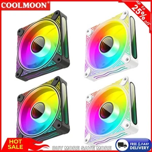 120mm Chassis Cooler Fan 5V 3PIN ARGB Luminous 12V 4PIN PWM for Desktop Computer - Afbeelding 1 van 18