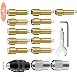Drill Chuck Collet Set for wear resistance and durability for Dremel Rotary Tool - Picture 1 of 3