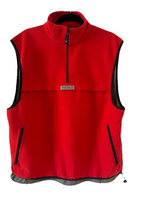 Chaleco Nautica Competition Rojo Polar Hombre M 1/4 Cremallera Cinchable Forrado Exterior Foto 1 de 4