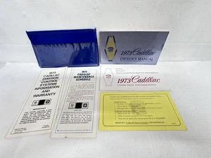 1973 Cadillac ORIGINAL Owners Manual 6 Pc Set Deville Fleetwood Calais Eldorado - Foto 1 di 4
