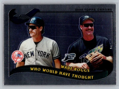 2002 Topps Traded & Rookies #T269 Wade Boggs Chrome - Image 1 of 2