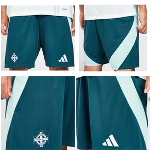 Adidas Uomo Irlanda del Nord 2024 Away Short - Taglia S - Foto 1 di 4