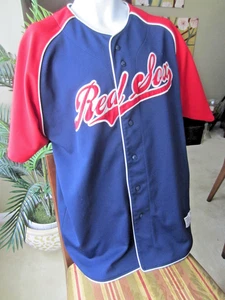 BOSTON RED SOX MLB TRUE FAN MENS JERSEY SHIRT L LARGE BASEBALL - Picture 1 of 5