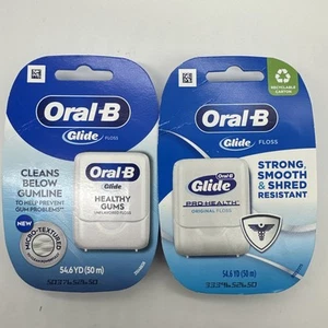 (Paquete de 2) Hilo dental Glide Pro-Health original y saludable encías, 54,6 yardas cada uno - Imagen 1 de 2
