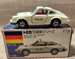 Tomica Blue Box Formula 16-1 Porsche 911S Police Car Made In Japan Products - Picture 1 of 7
