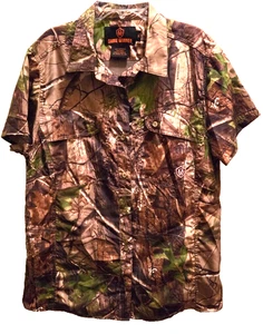 Boys Youth XL Vented Realtree Short Sleeved Shirt Camoflauge Game Winner - Picture 1 of 5