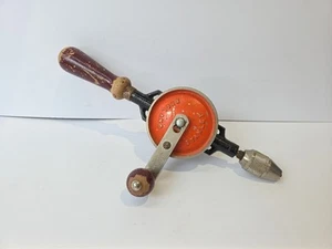 Vintage Stanley No.803 Egg Beater Double Pinion Hand Drill Carpentry Woodworking - Picture 1 of 9