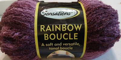 Sensations Rainbow Boucle 丙烯酸混纺纱浆果印花 1019 11 盎司 JoAnns — 第 1/2 张图片