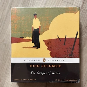 Steinbeck ~ The Grapes of Wrath Audiobook 17 CDs Unabridged Great Depression USA - Picture 1 of 3