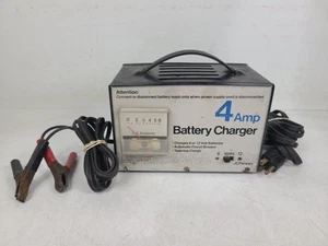 VINTAGE JC PENNY BATTERIELADEGERÄT 4 AMP Modell 8022000-5 (GETESTET) - Bild 1 von 7