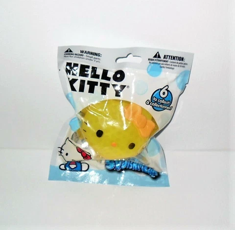 SQUISHME H2O HELLO KITTY SINGLE YELLOW KITTY NEW SEALED Cover