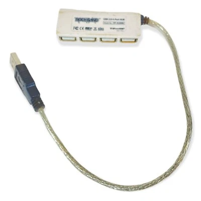 Rock Band Xbox 360 Wii PS2 PS3 USB 2.0 4 Port Hub ViPowER VP-H209B Dongle - Image 1 of 4