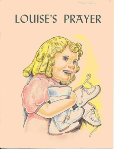 LOUISE'S PRAYER Illustrated Gospel Story for Teaching Small Children Vintage - Picture 1 of 7
