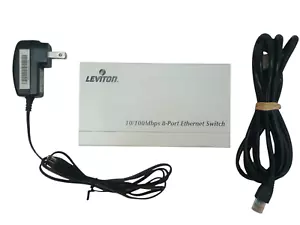Switch Fast Ethernet Leviton 47611-8PT 10/100Mbps 8 porte IEEE802.3u testato funzionante - Foto 1 di 7