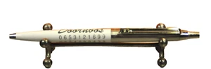 Bolígrafo "Inoxcrom" 55 Español c.1991 Blanco/Cromo&CT (Chrome Trim) - Imagen 1 de 14
