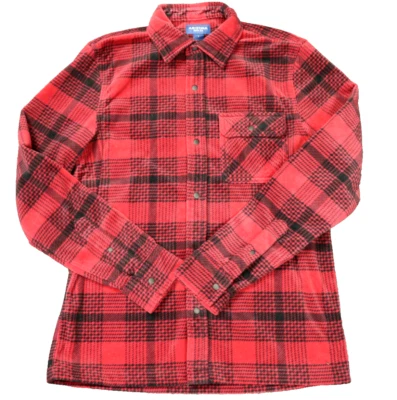 Arizona Jean Co. Plaid Flannel Snap Front Thick Material Long Sleeve Shirt Red S - Изображение 1 из 4