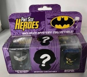 Funko DC Pint Size Heroes Mystery Collectible Cat Woman Bat Girl Figures boxed - Picture 1 of 7