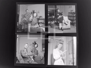 Eve Arden MANHATTAN 1941 NYC FAMOUS PHOTOGRAPHER SCARCE NEGATIVES X4 Lot 457A - Picture 1 of 2