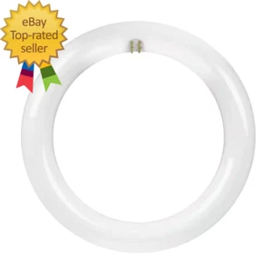 15-Watt 8 In. T9 G10Q Type a Plug and Play Linear Circline LED Tube Light Bulb, - Picture 1 of 6