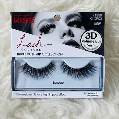 Pestañas postizas KISS pestañas de alta costura triple volumen push-up Foto 1 de 4