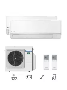 Aire acondicionado bomba de calor PANASONIC TZ Multi Split 2,5 kW + 5,0 kW R32 supercompacta - Imagen 1 de 6