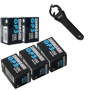 Shanghai GP3 135 35mm S/W Rollfilmnegativ ISO 100 Frisch + Filmkassettenöffner - Picture 1 of 17