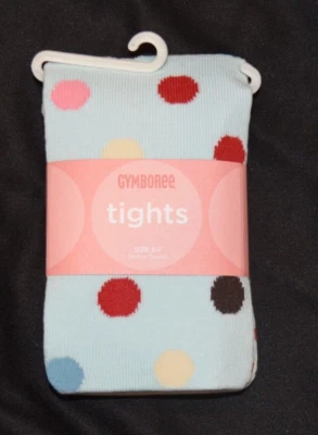 Medias Gymboree INVIERNO COPO DE NIEVE Multicolor Lunares Nuevas con Etiquetas Talla 5-7 años Foto 1 de 2