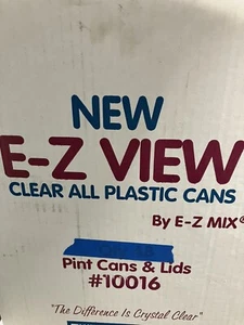 Auto Paint Plastic Cans Pack 4 Ez Mix - Picture 1 of 2