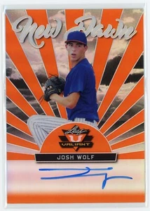 Josh Wolf 2019 Leaf Valiant New Dawn #ND-JW2 orange prismatisch 35/35 Bookend - Bild 1 von 2