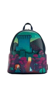 LOUNGEFLY X Disney Pixar Brave Princess Merida Castle Mini Backpack - Picture 1 of 11