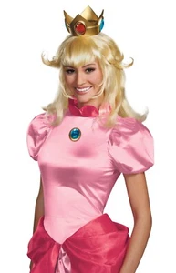 Super Mario Brothers Prinzessin Pfirsich blonde Perücke Halloween Cosplay Erwachsene - Bild 1 von 2