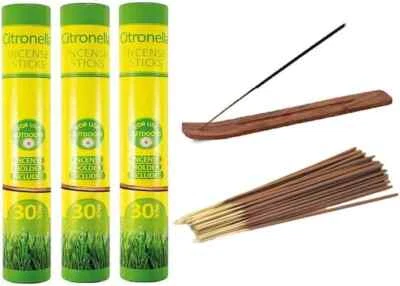 Outdoor Garden Citronella Incense Sticks – Anti-Mosquito & Insect Repeller - Image 1 of 4
