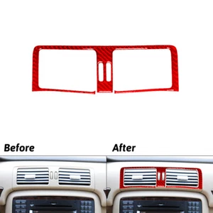 For Benz R-Class R350 W251 09-12 Red Carbon Fiber Console Air Vent Outlet Cover  - Foto 1 di 10