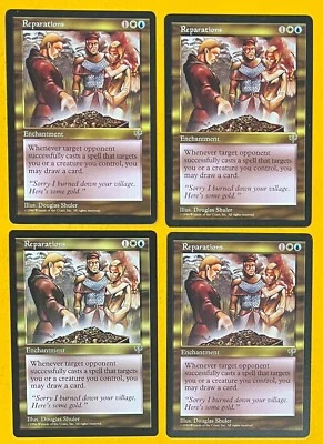 MTG REPARATIONS (x4) Mirage (OldManMTG 010-261) - Image 1 of 3