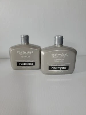 Lot of 2 Neutrogena Healthy Scalp Rapid Renewal Shampoo Bottles 12oz ea - Image 1 of 2
