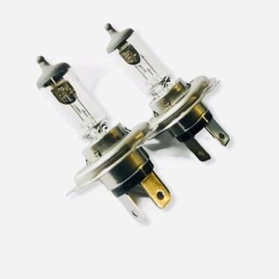 2x H4/9003 Halogen Bulbs 12v 60/55w Headlight Fog Accent Bulb Made In Germany - Image 1 of 4