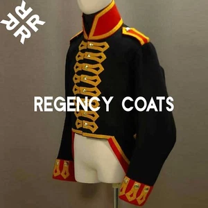 Neue britische Royal Artillery Gunner Offiziersjacke für Herren, schwarze Wollgardejacke - Bild 1 von 4