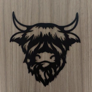 Steel Highland Cow - Picture 1 of 1