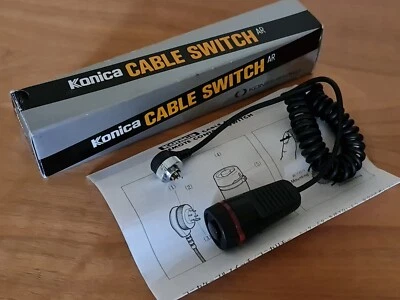Konica AR Wired Remote Trigger Cable Switch + Instructions Boxed - M799 - Image 1 of 4