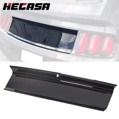 For 2015-2023 Ford Mustang GT Gloss Black Rear Trunk Deck Lid Panel Trim Cover - Image 1 of 4
