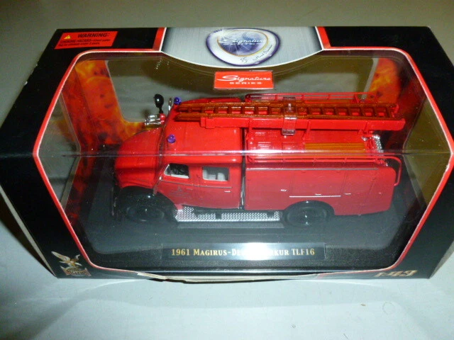 die cast 1/43 Camion pompier Magirus Deutz Merkur TLF16 1961- Signature Série  - Immagine 1 di 1