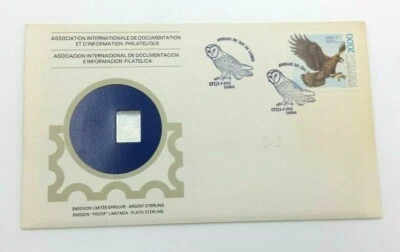 Busta Primo Giorno Circolazione Lisbona Animale Lingotto Argento Ed. Limitata - Immagine 1 di 3