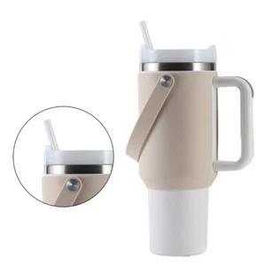 Silicone Water Bottle Sleeve with Handle Carriers Bag Accessory Silicone Sleeve - Picture 1 of 12