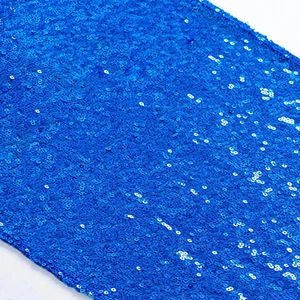 Blue-Table-Runners-15 Pieces-12 X108-Sequin-Table-Runners Wedding Catering Royal - Picture 1 of 7