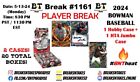 COLT KEITH 2024 Bowman Baseball HTA + Hobby 2 CASE 20 BOX Break #1161