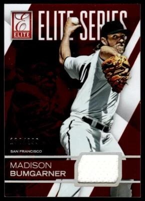 2015 Panini Elite Series Materials Madison Bumgarner /299 San Francisco Giants - Image 1 of 2