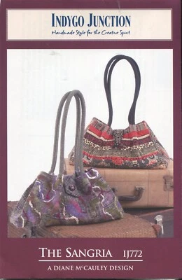 The Sangria Bag Sewing Pattern by Indygo Junction IJ772 - Image 1 of 2