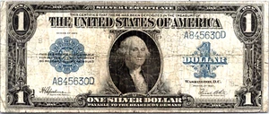 United States 1923 $1 Silver Certificate - Picture 1 of 3