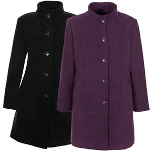 sheego Kurzmantel Mantel Wintermantel Gehrock Jacke Damen Plusgröße Übergröße  - Bild 1 von 5