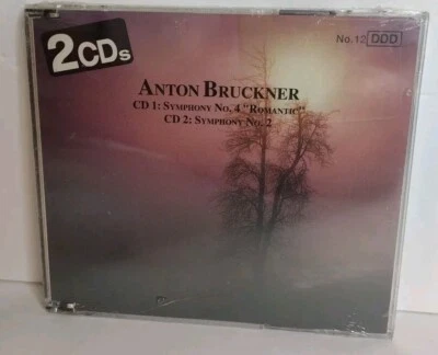 Anton Bruckner 2CD - CD1 Symphony No. 4 Romantic, CD2 Symphony No. 2 - Music CD - Image 1 of 4
